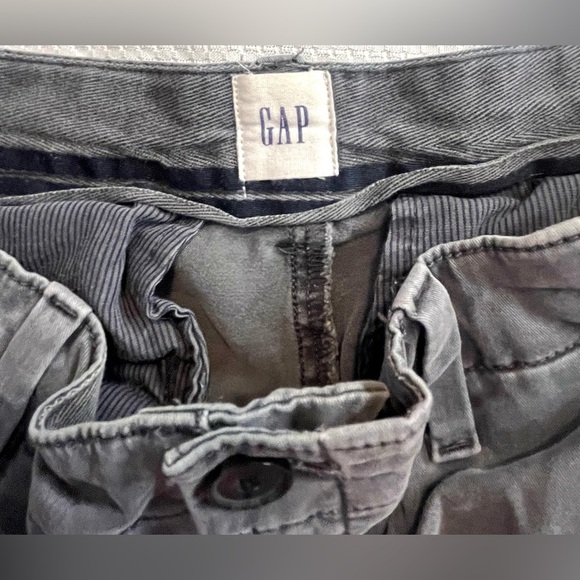 GAP Girlfriend Chino Short Women's Casual Gray Shorts Size 0 - Picture 4 of 15